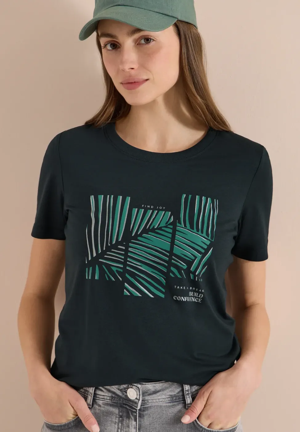 T-Shirt mit Rundhals und Artwork