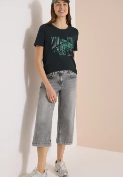 T-Shirt mit Rundhals und Artwork