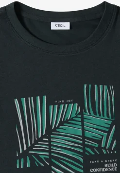 T-Shirt mit Rundhals und Artwork