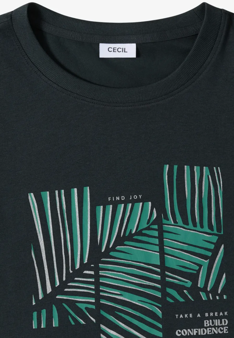 T-Shirt mit Rundhals und Artwork