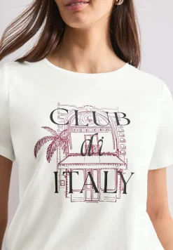 T-Shirt mit Rundhals und Artwork