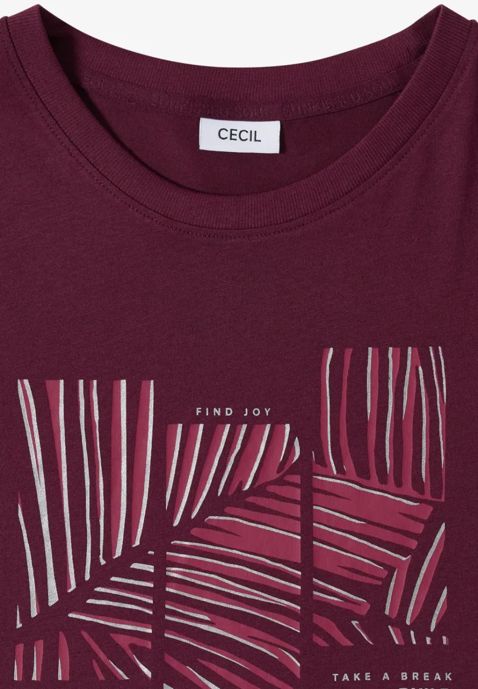 T-Shirt mit Rundhals und Artwork
