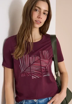 T-Shirt mit Rundhals und Artwork