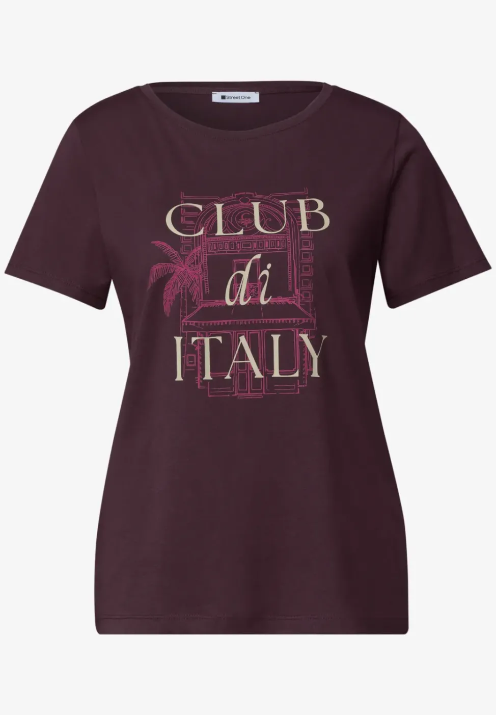 T-Shirt mit Rundhals und Artwork