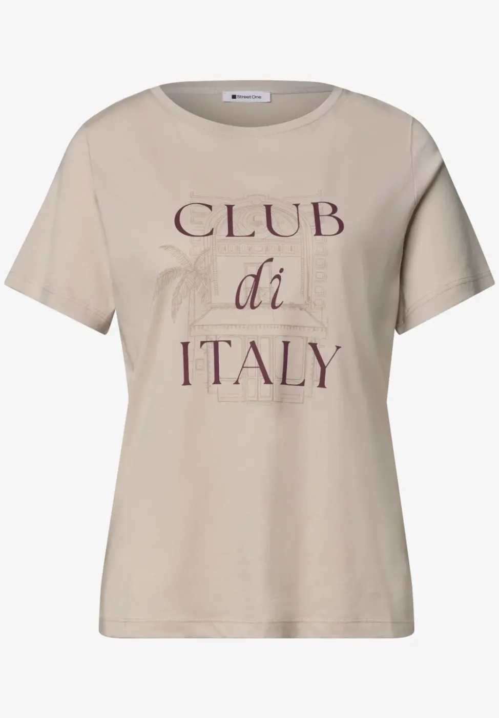 T-Shirt mit Rundhals und Artwork