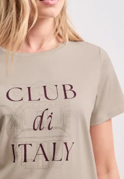 T-Shirt mit Rundhals und Artwork