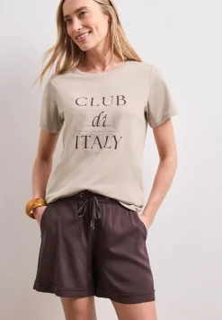 T-Shirt mit Rundhals und Artwork