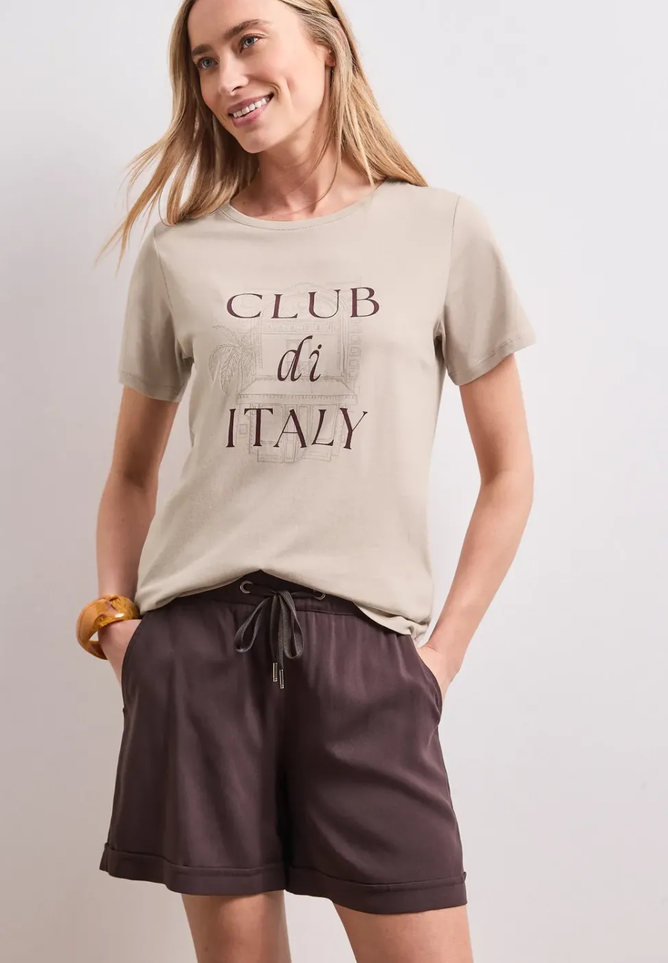 T-Shirt mit Rundhals und Artwork