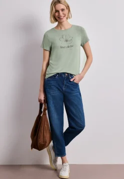 T-Shirt mit Rundhals und Artwork