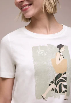 T-Shirt mit Rundhals und Artwork