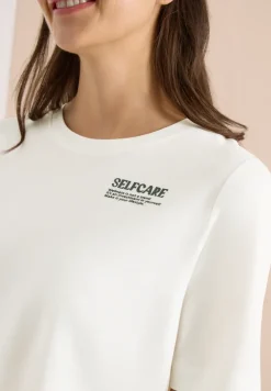 T-Shirt mit Rundhals und Backprint