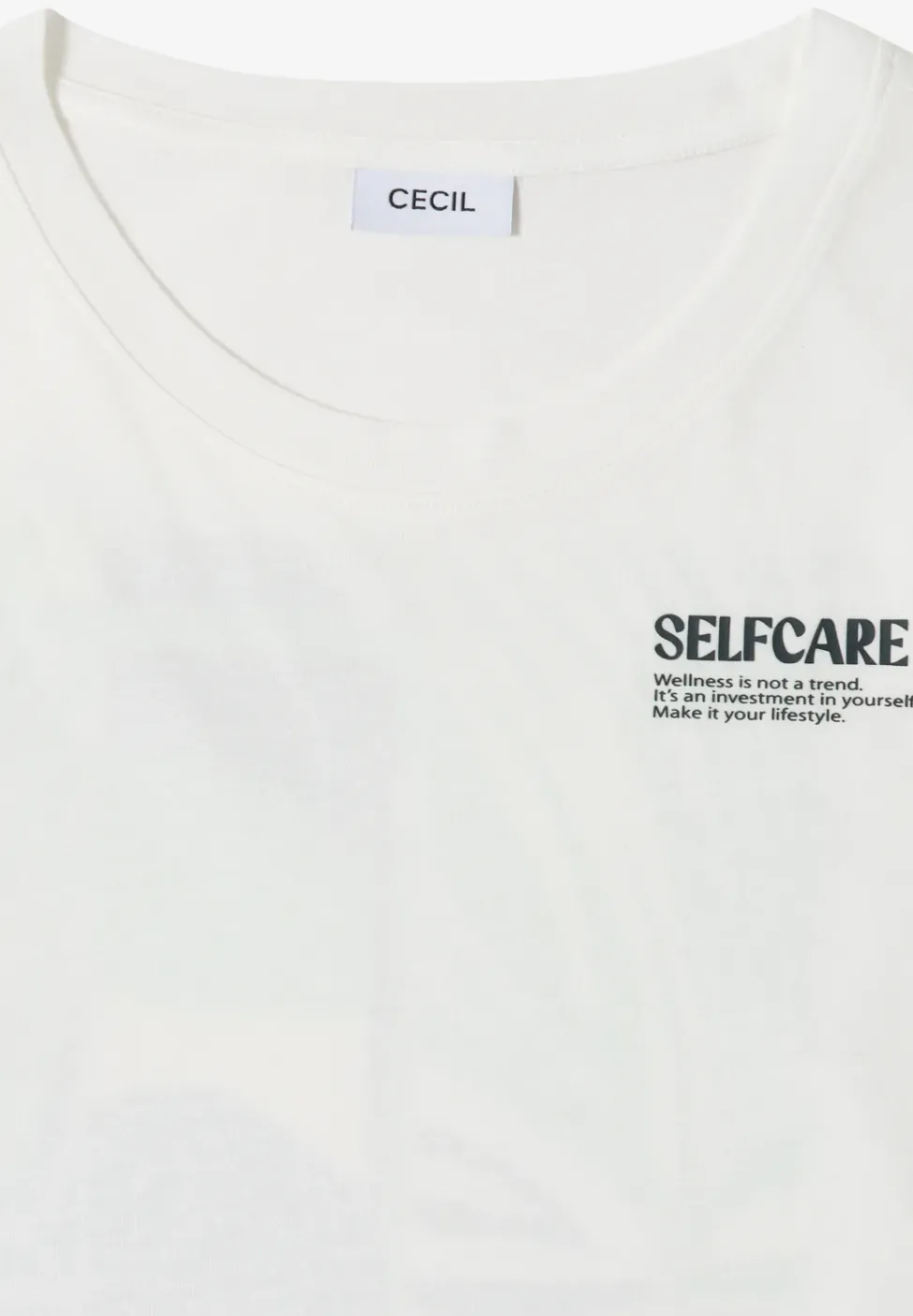 T-Shirt mit Rundhals und Backprint