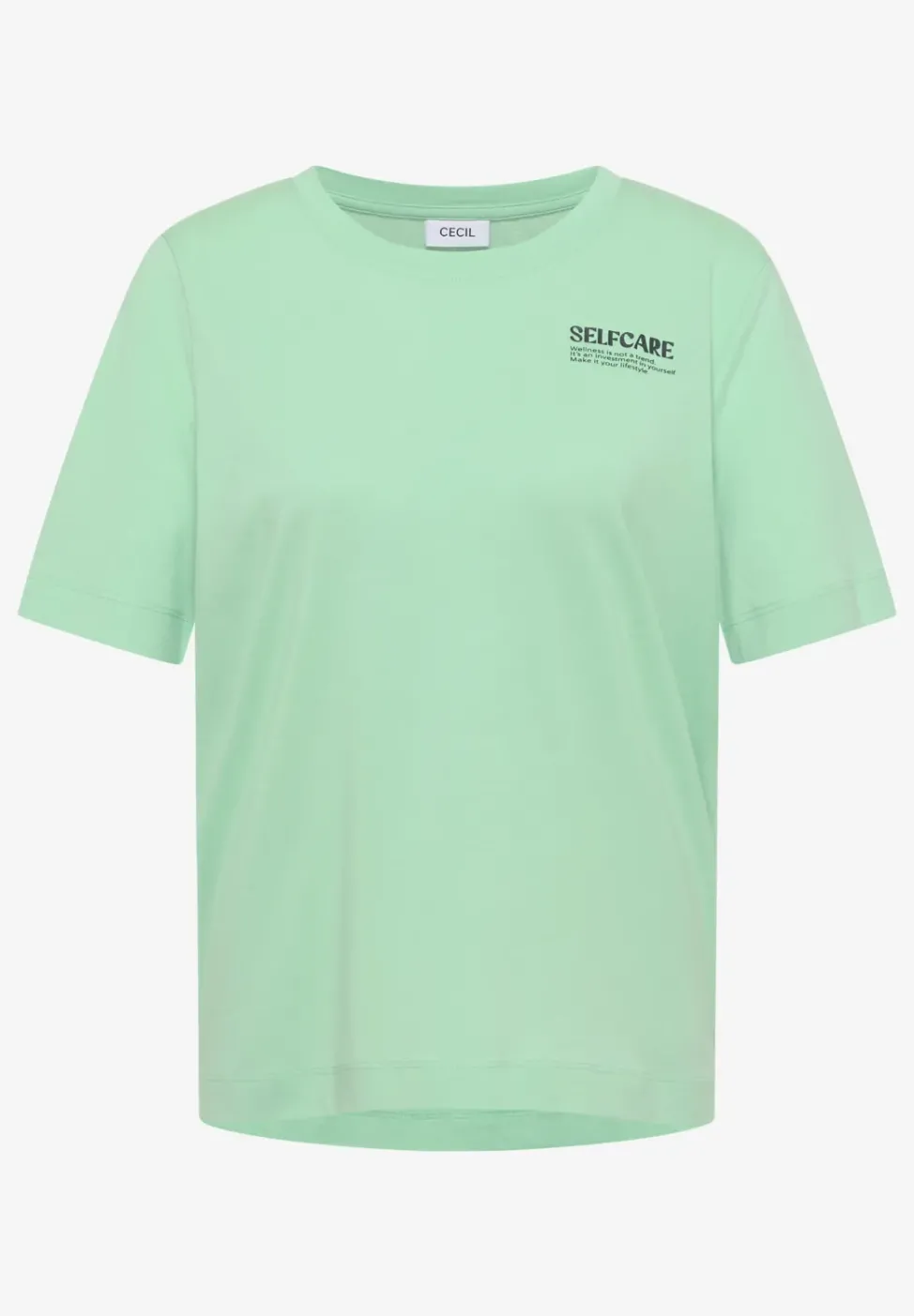 T-Shirt mit Rundhals und Backprint