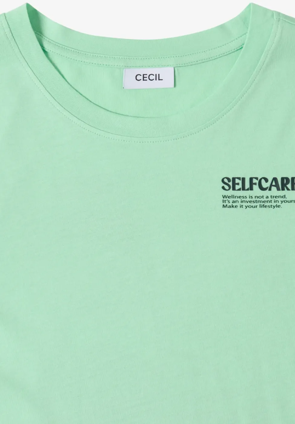 T-Shirt mit Rundhals und Backprint