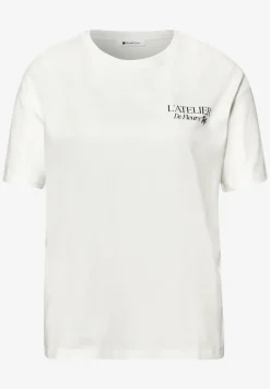 T-Shirt mit Rundhals und Backprint