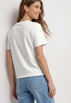 T-Shirt mit Rundhals und Brusttasche