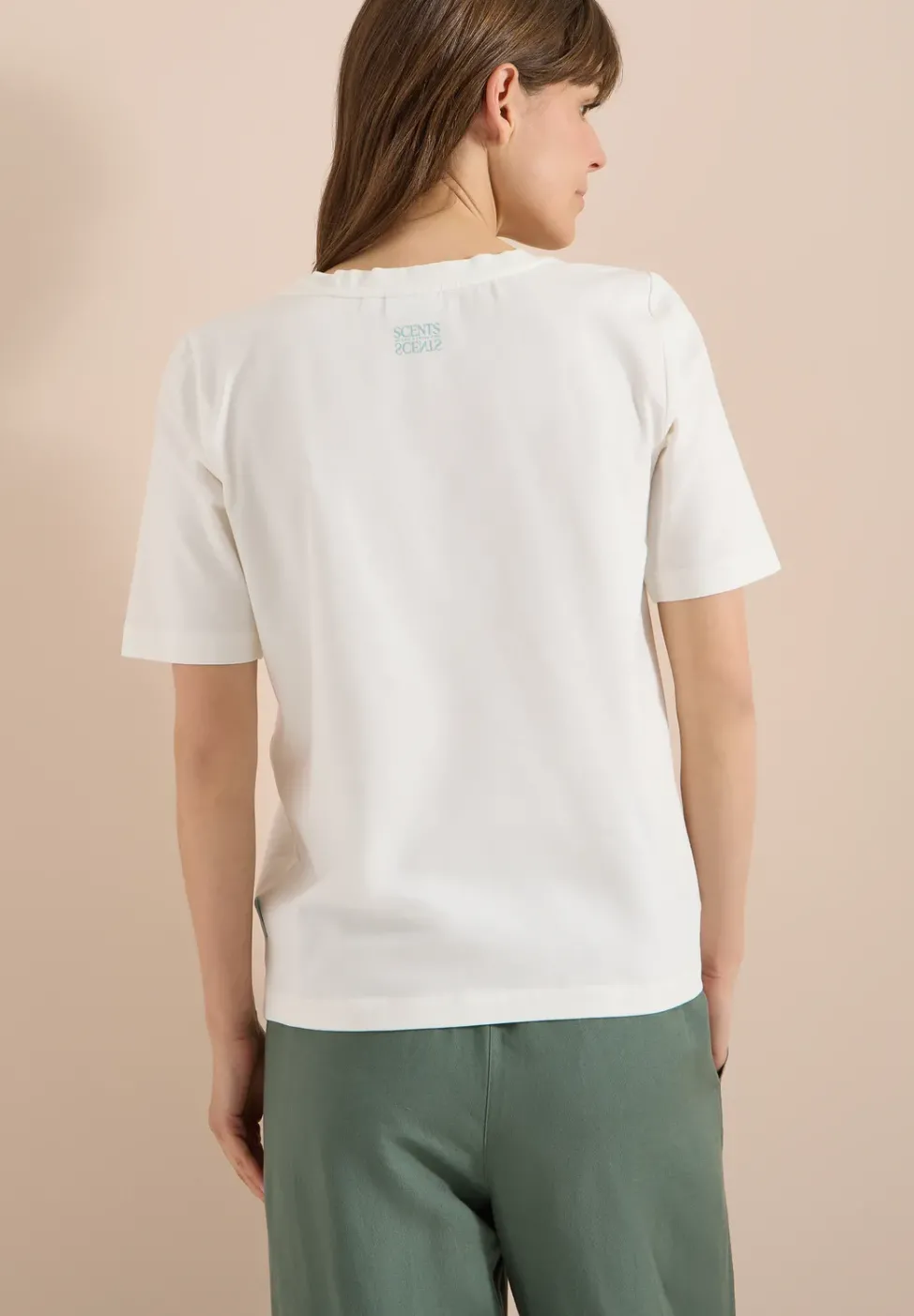 T-Shirt mit Rundhals und Brusttasche