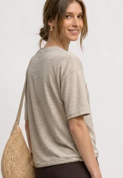 T-Shirt mit Rundhals und Brusttasche