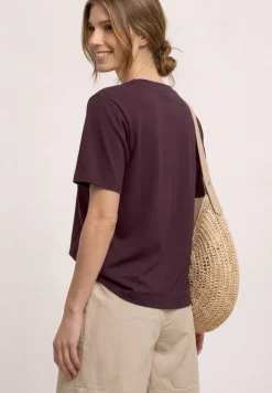 T-Shirt mit Rundhals und Brusttasche