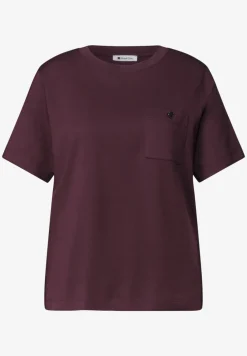 T-Shirt mit Rundhals und Brusttasche