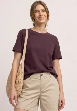 T-Shirt mit Rundhals und Brusttasche