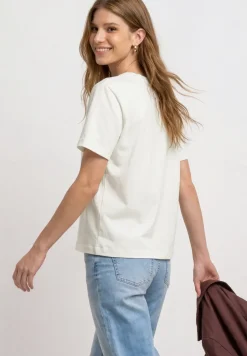 T-Shirt mit Rundhals und Brusttasche