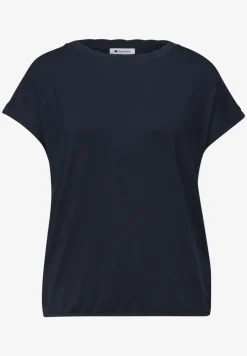 T-Shirt mit Rundhals und Deko-Tape