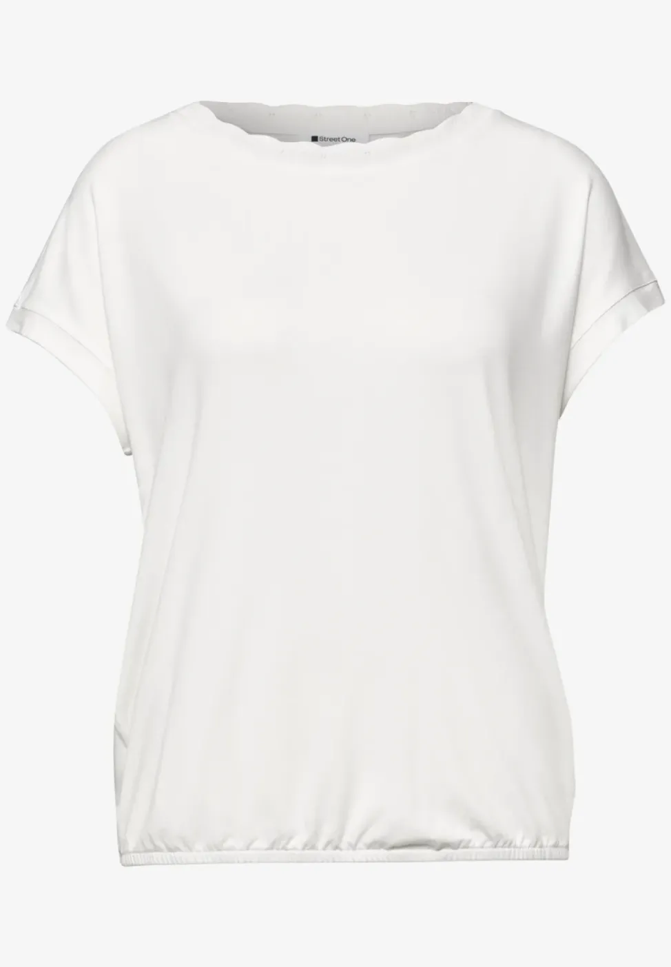 T-Shirt mit Rundhals und Deko-Tape