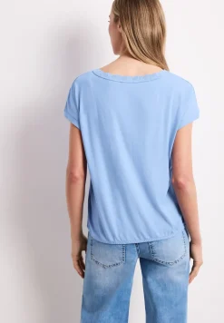 T-Shirt mit Rundhals und Deko-Tape