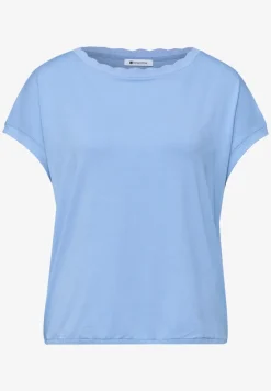 T-Shirt mit Rundhals und Deko-Tape
