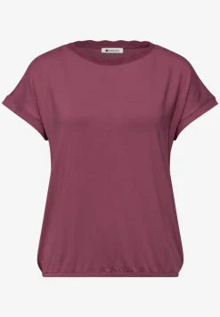 T-Shirt mit Rundhals und Deko-Tape