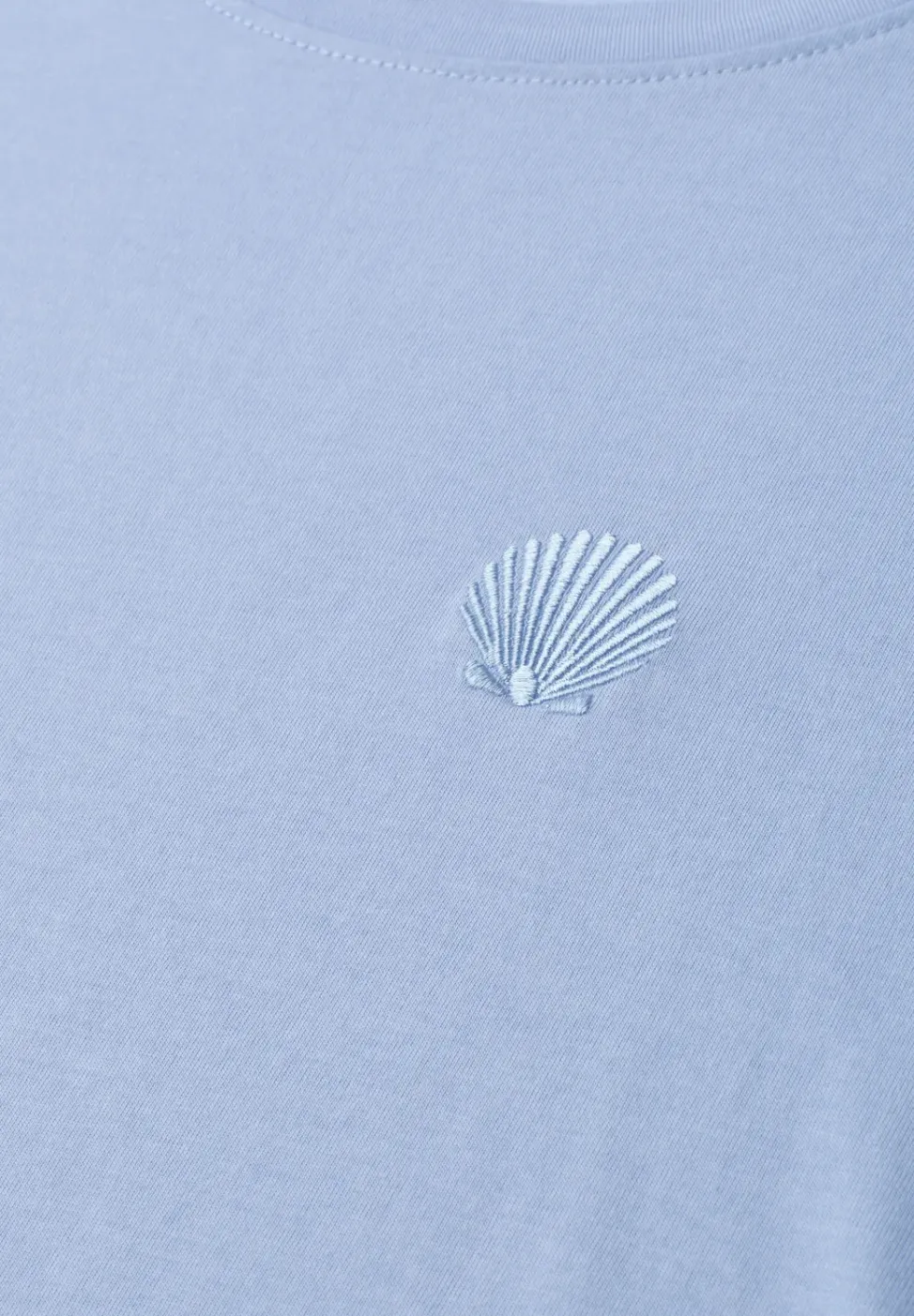 T-Shirt mit Rundhals und Embroidery Detail