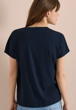 T-Shirt mit Rundhals und Frontprint