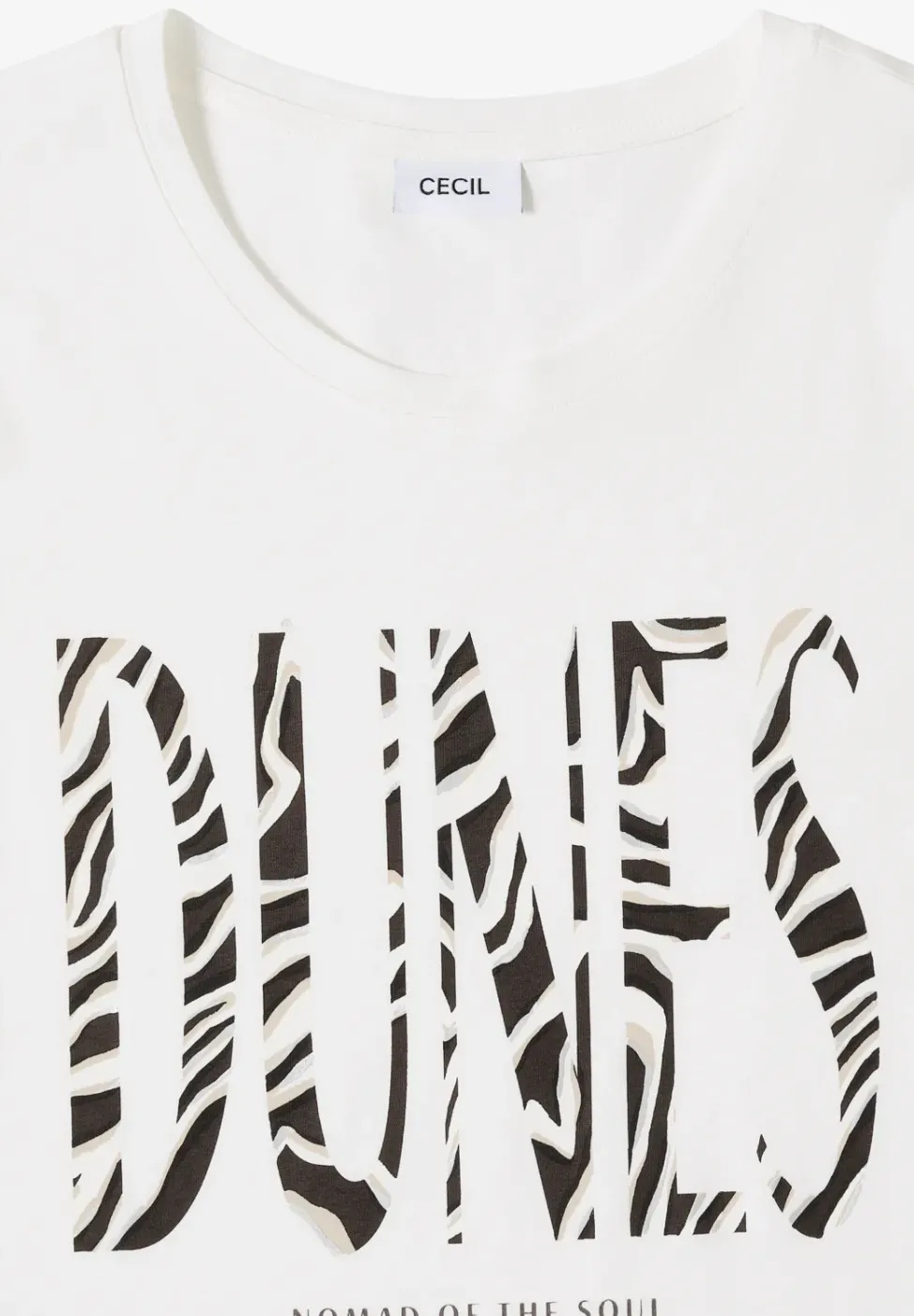 T-Shirt mit Rundhals und Frontprint