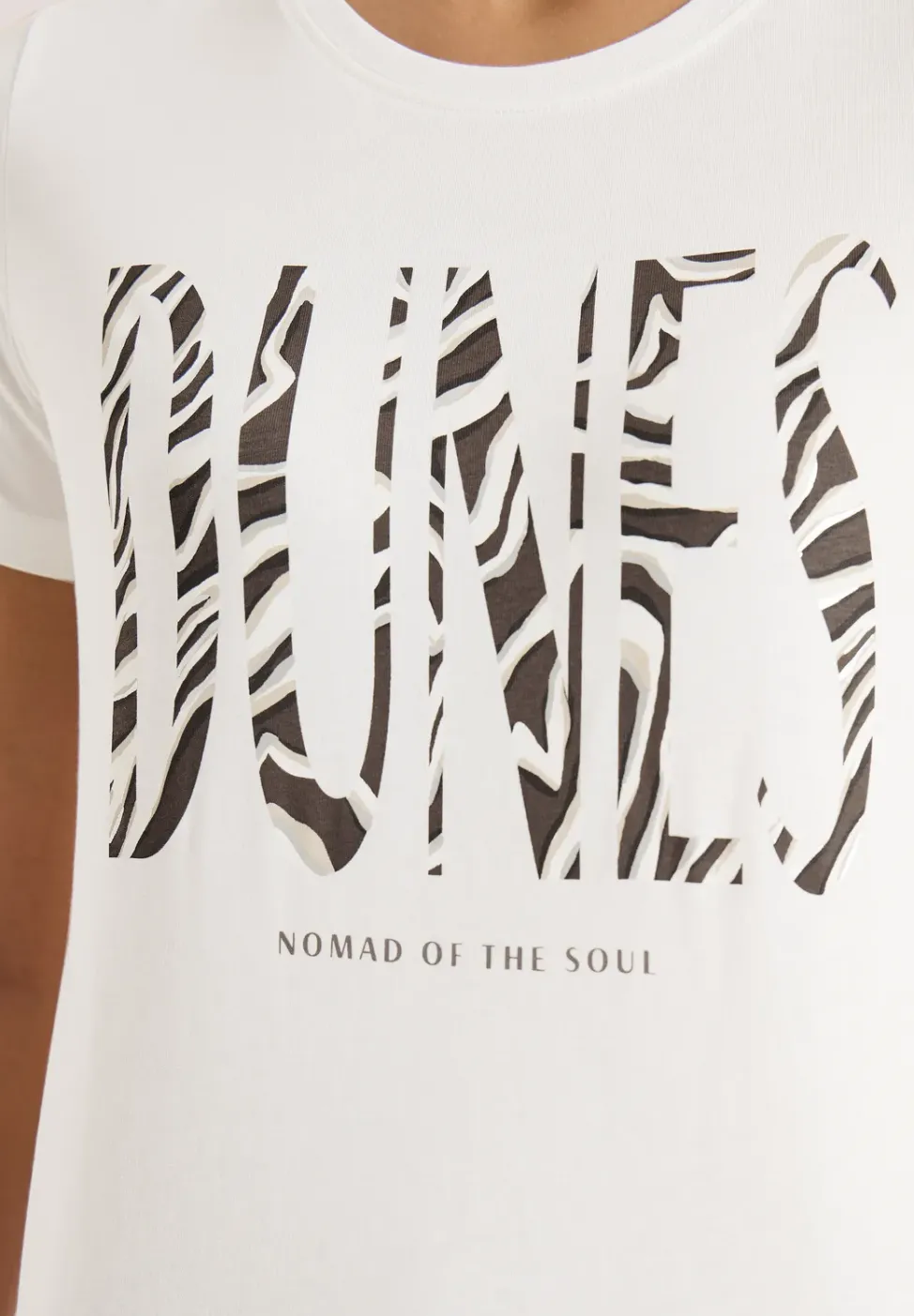 T-Shirt mit Rundhals und Frontprint