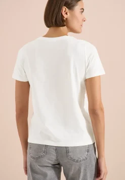 T-Shirt mit Rundhals und Frontprint