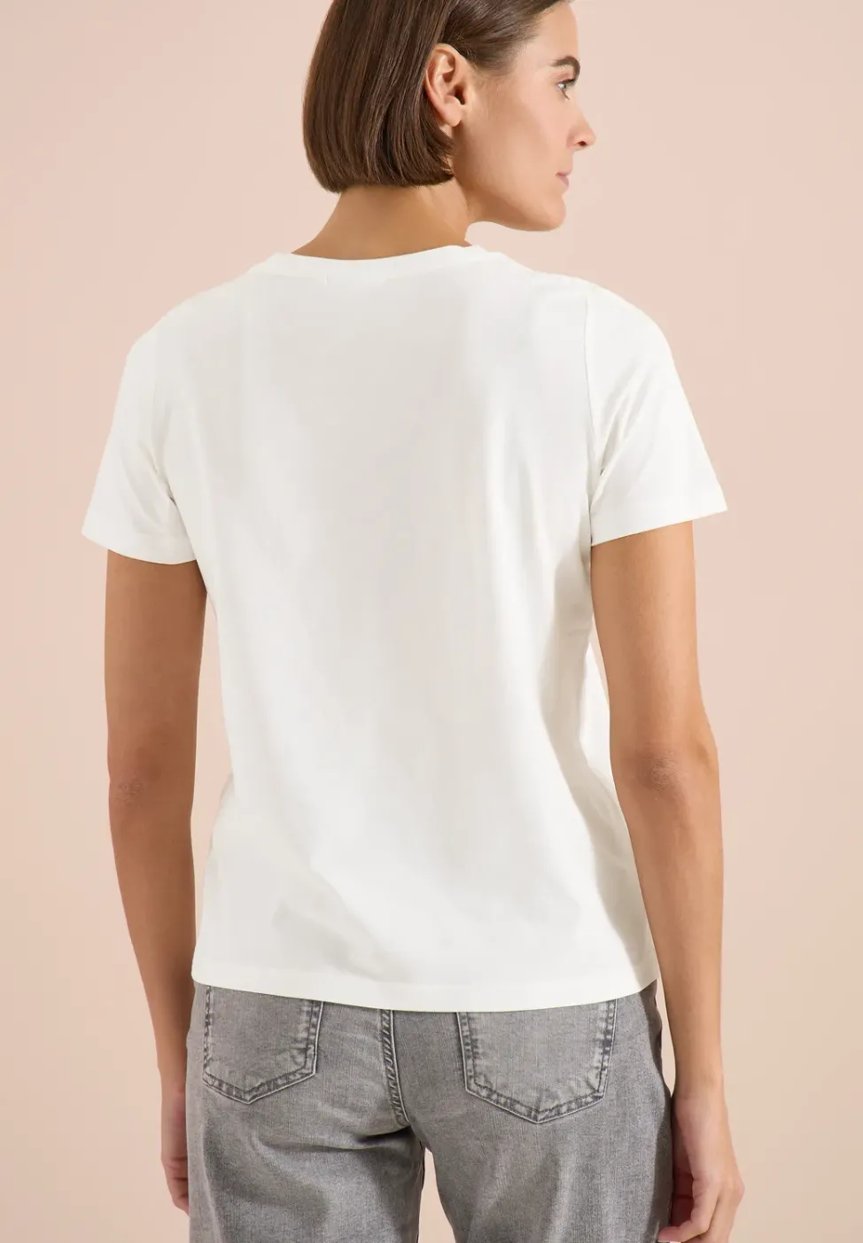 T-Shirt mit Rundhals und Frontprint