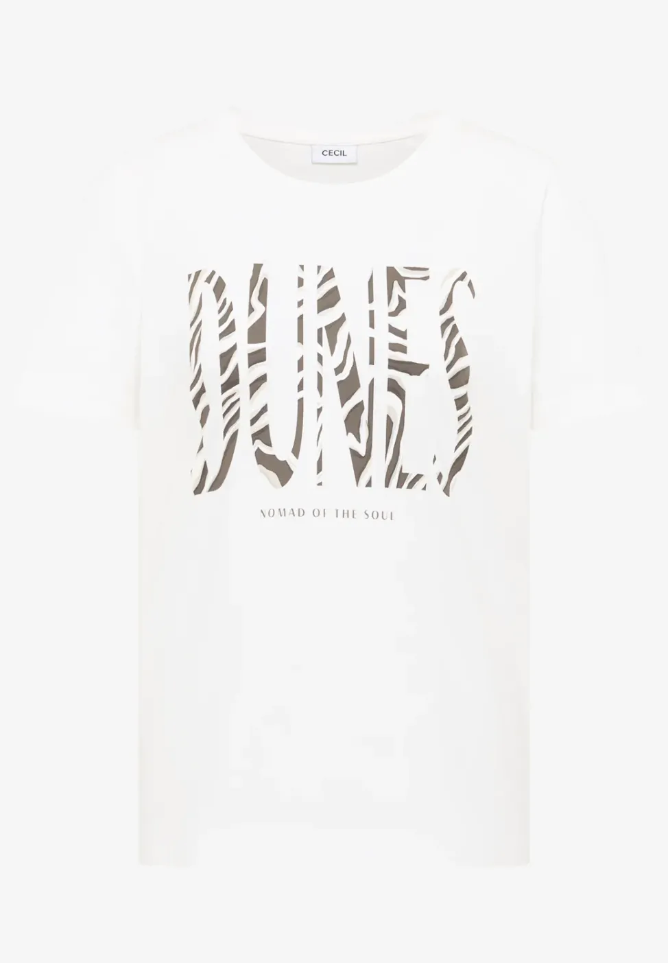 T-Shirt mit Rundhals und Frontprint