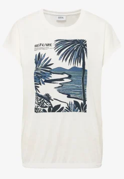T-Shirt mit Rundhals und Frontprint