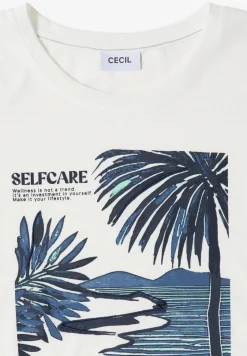 T-Shirt mit Rundhals und Frontprint