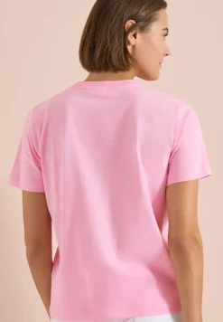 T-Shirt mit Rundhals und Frontprint
