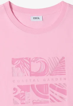 T-Shirt mit Rundhals und Frontprint