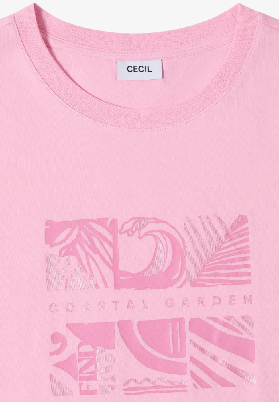 T-Shirt mit Rundhals und Frontprint