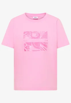 T-Shirt mit Rundhals und Frontprint