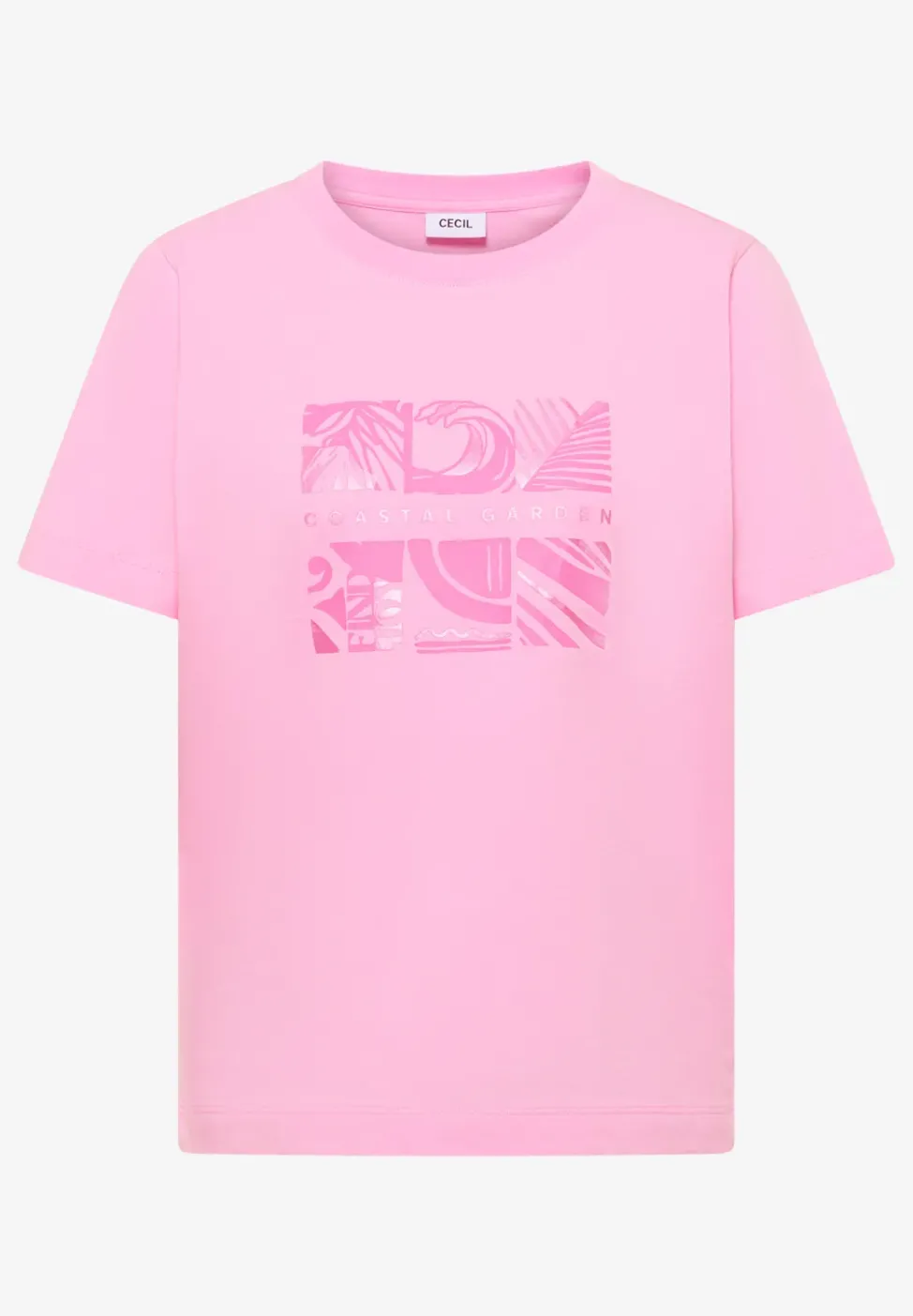 T-Shirt mit Rundhals und Frontprint