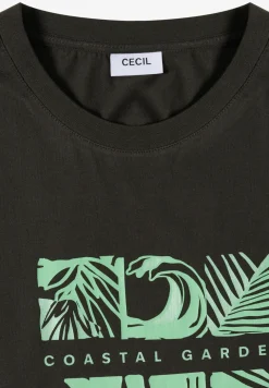 T-Shirt mit Rundhals und Frontprint
