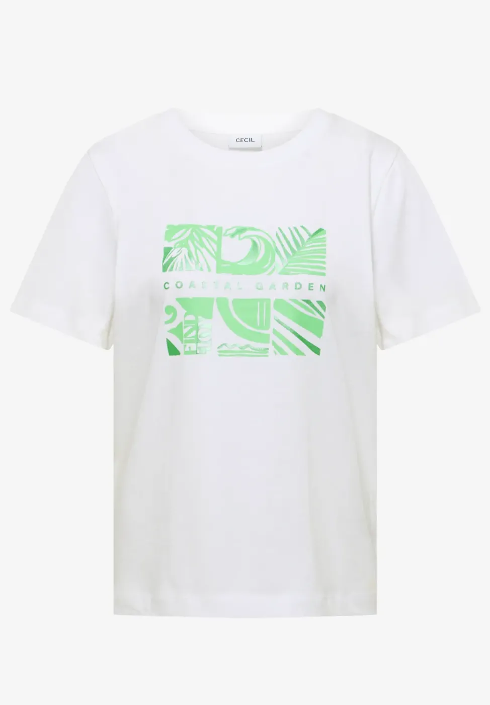 T-Shirt mit Rundhals und Frontprint