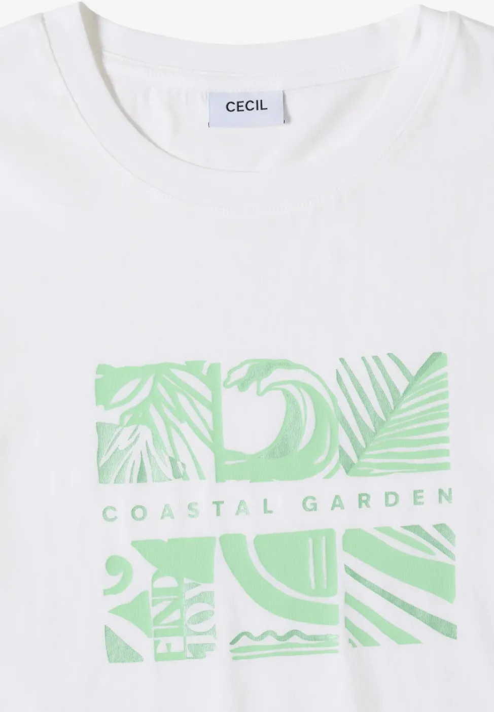 T-Shirt mit Rundhals und Frontprint