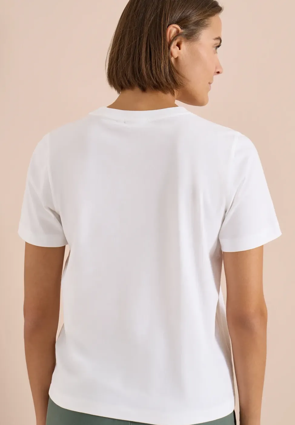 T-Shirt mit Rundhals und Frontprint