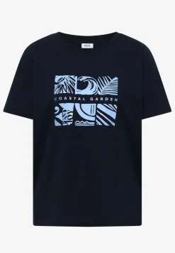 T-Shirt mit Rundhals und Frontprint